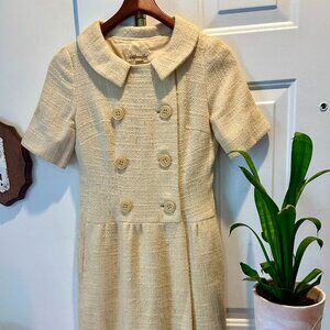1960's Cream California Girl Inc Dress